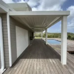 Réalisation pergola aluminium sur mesure en Martinique par Nord System