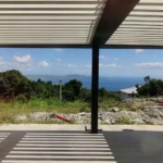 Réalisation pergola bioclimatique en aluminium en Martinique par Nord System
